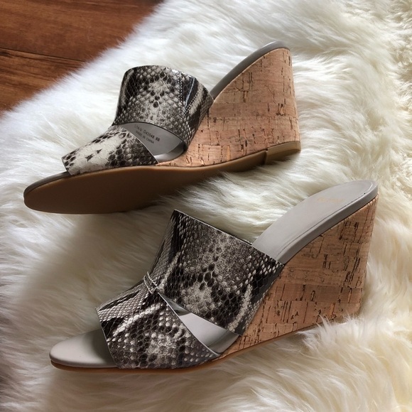 Cole Haan Acoma Wedge II Roccia Snake Print Sandal - Picture 7 of 9
